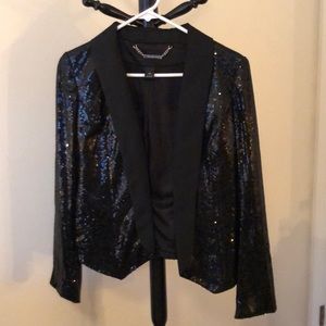 Black sequined jacket